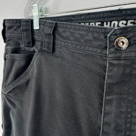 DULUTH Pants Mens 40X30 Flex Fire Hose HD Standard Fit Carpenter Work Black - Picture 6 of 16